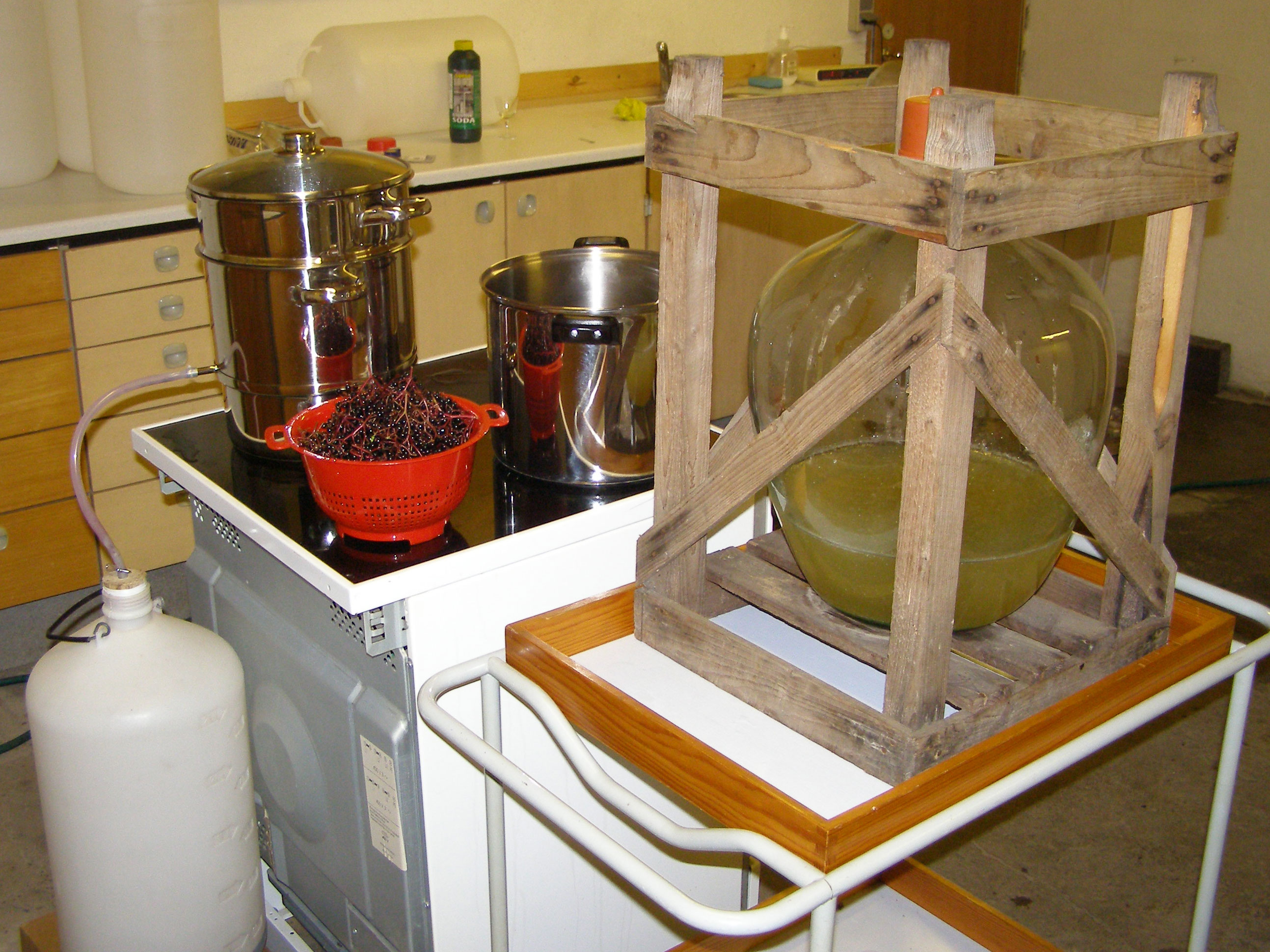Saft fremstilling.